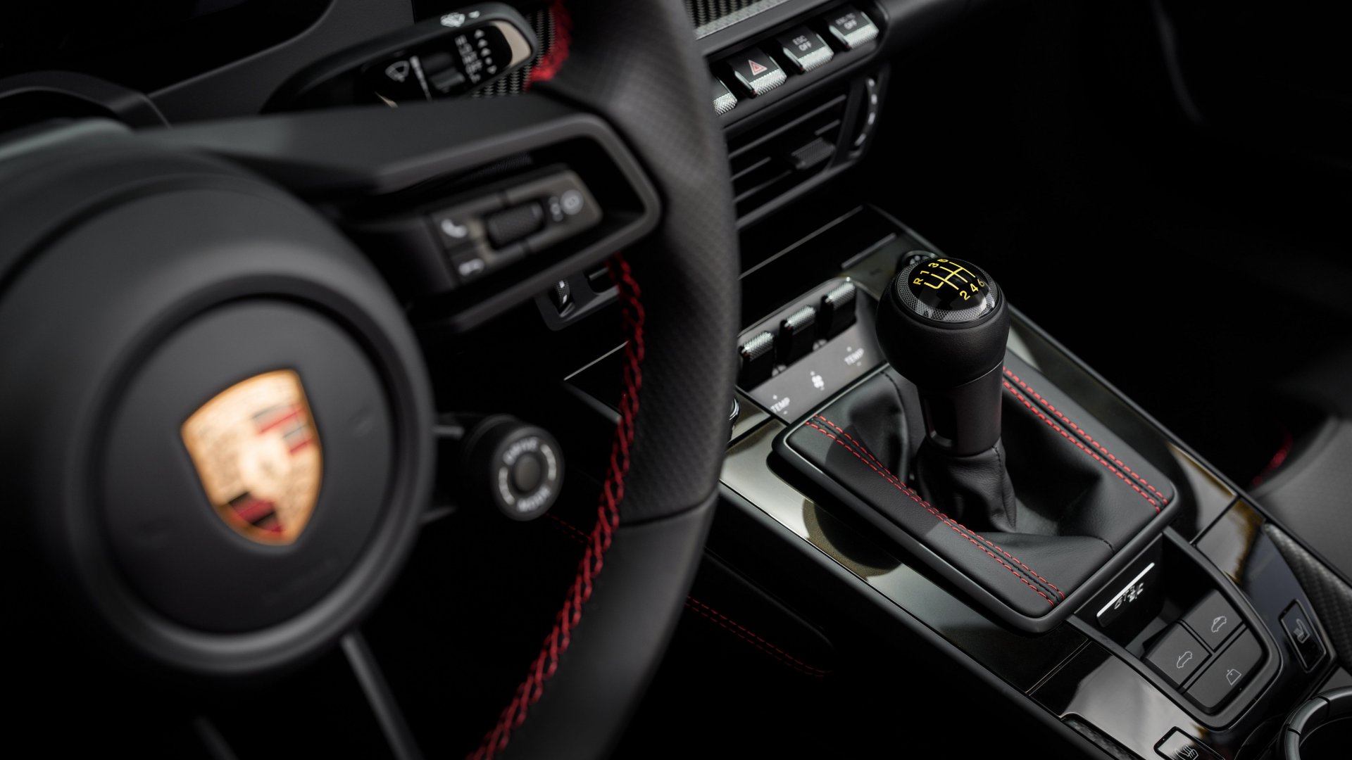 2027 Porsche 911 GT3 S/C — interior badge finishing detail