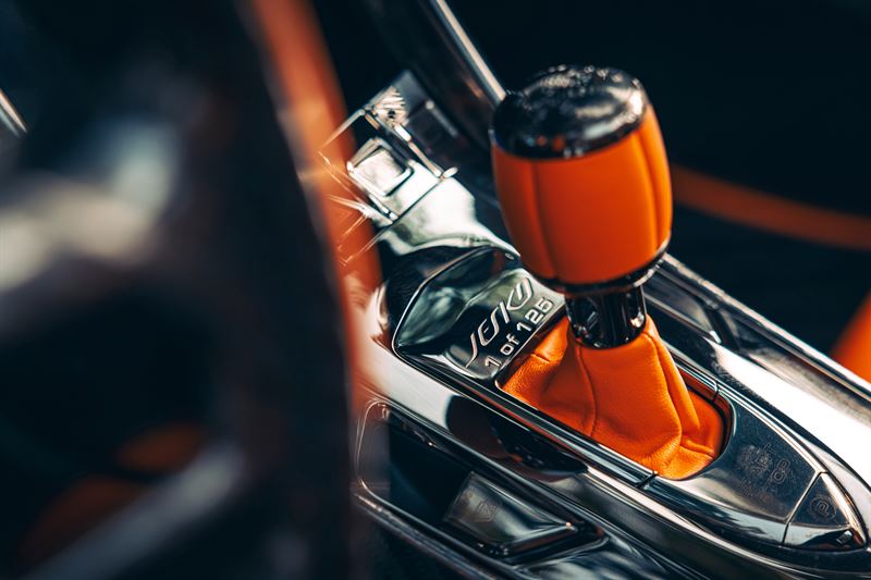 Koenigsegg Jesko — interior cockpit