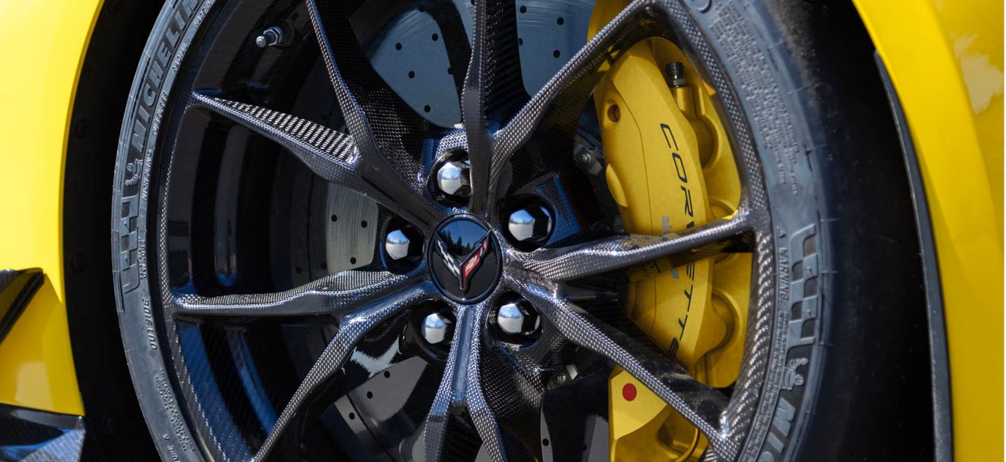 Alcon 10-piston brake calipers on the Corvette ZR1 ZTK